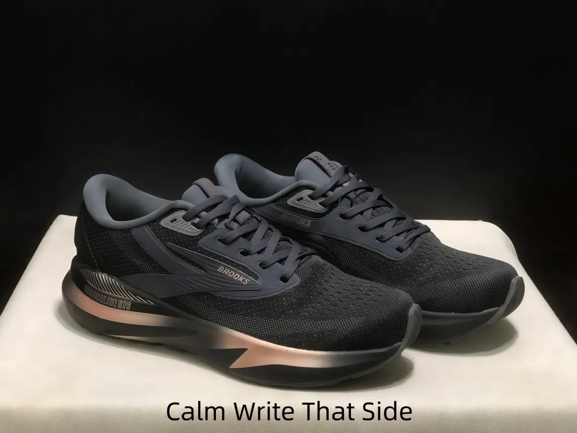 All Black Bronze Fade Casual Run Shoes, Stable Heel Lock Design, Gloss Gradient Side Panel Footwear for Road Jogging & Indoor Training