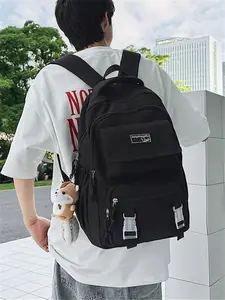 Stylish Korean-Inspired Student Backpack, Fashionable Harajuku Style for High School & College, Large Capacity Travel Backpack