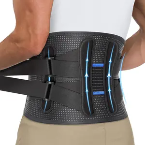 Fit Geno Back Brace for Lower Back Pain Relief, Adjustable Lumbar Support Belt for Men & Women – Breathable & Supportive Design for Herniated Discs, Heavy Lifting & Weight Training