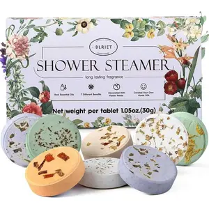 Shower Steamers Aromatherapy Blriet, Mothers Day Gifts for Women, Teen Girls, Wife, Her, Mom, Daughter, Grandma Basket Stuffers Birthday Gifts Decoration Travel Essentials Self Care Home Spa - 8 Pack