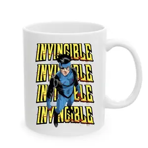 Funny Superhero Mug, Invincible Comic Coffee Cup, Animated Series Meme Drinkware, Gift for Teens Adults Comic Fans