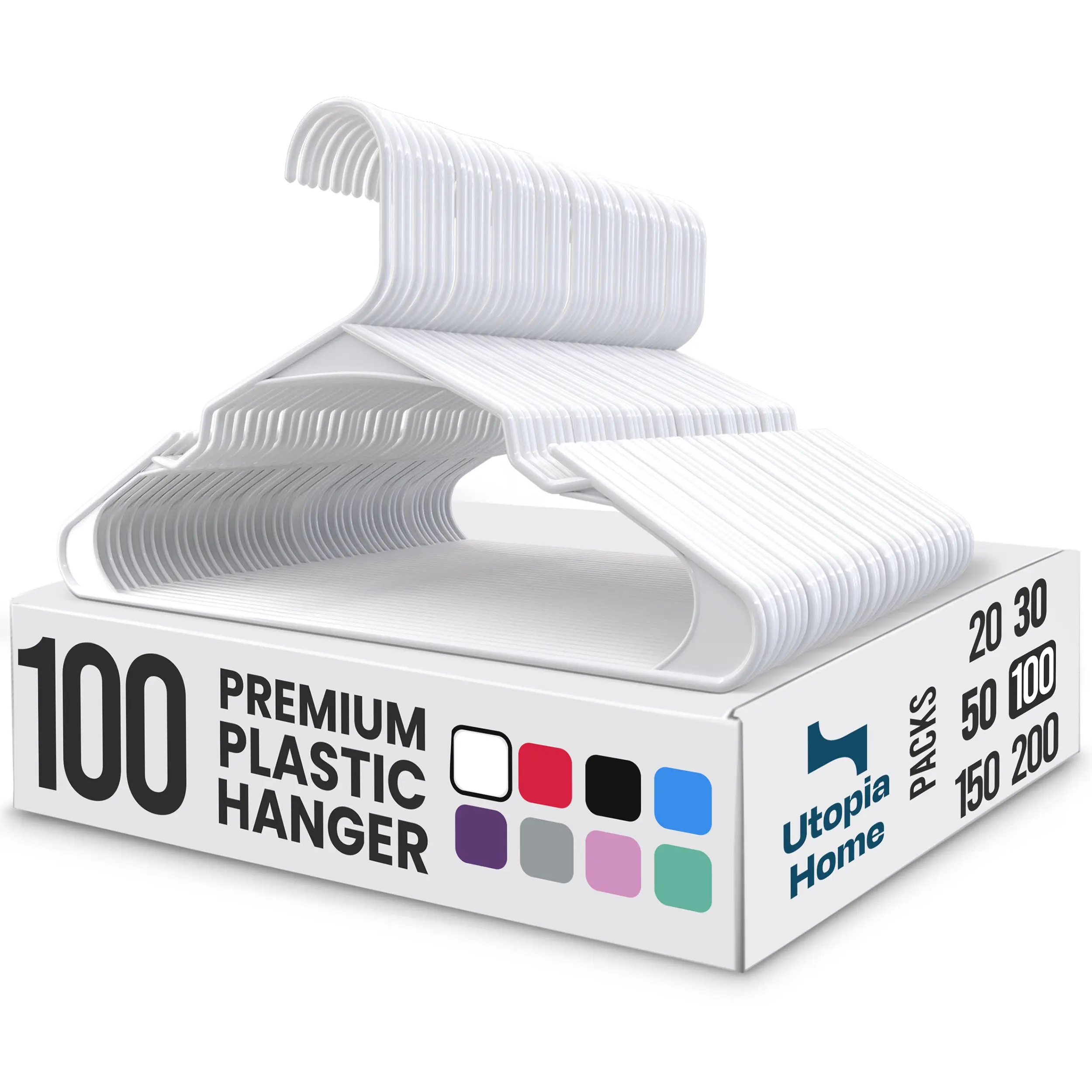 White Pack of 100