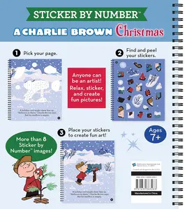 Brain Games - Sticker by Number: A Charlie Brown Christmas