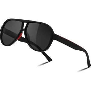 EyeconicFinds Polarized Sunglasses, TAC HD Lens, TR-90 Frame Lightweight, Retro Sunglasses for Women Men UV400 Protection B0171