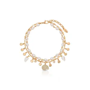 Layered Beach Treasures Anklet