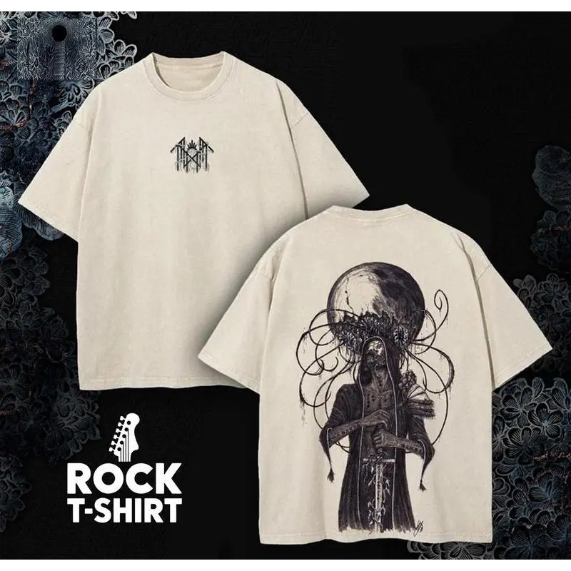 Sleep Token “Take Me Back To Eden” Washed Tee – Oversized Unisex Heavyweight Cotton Shirt, Vintage Rock Band Merch, Gothic Grunge Punk Aesthetic, Y2K Streetwear, Metalcore Inspired Graphic Top, Gift For Alternative Music Lovers, Rare Drop Fit