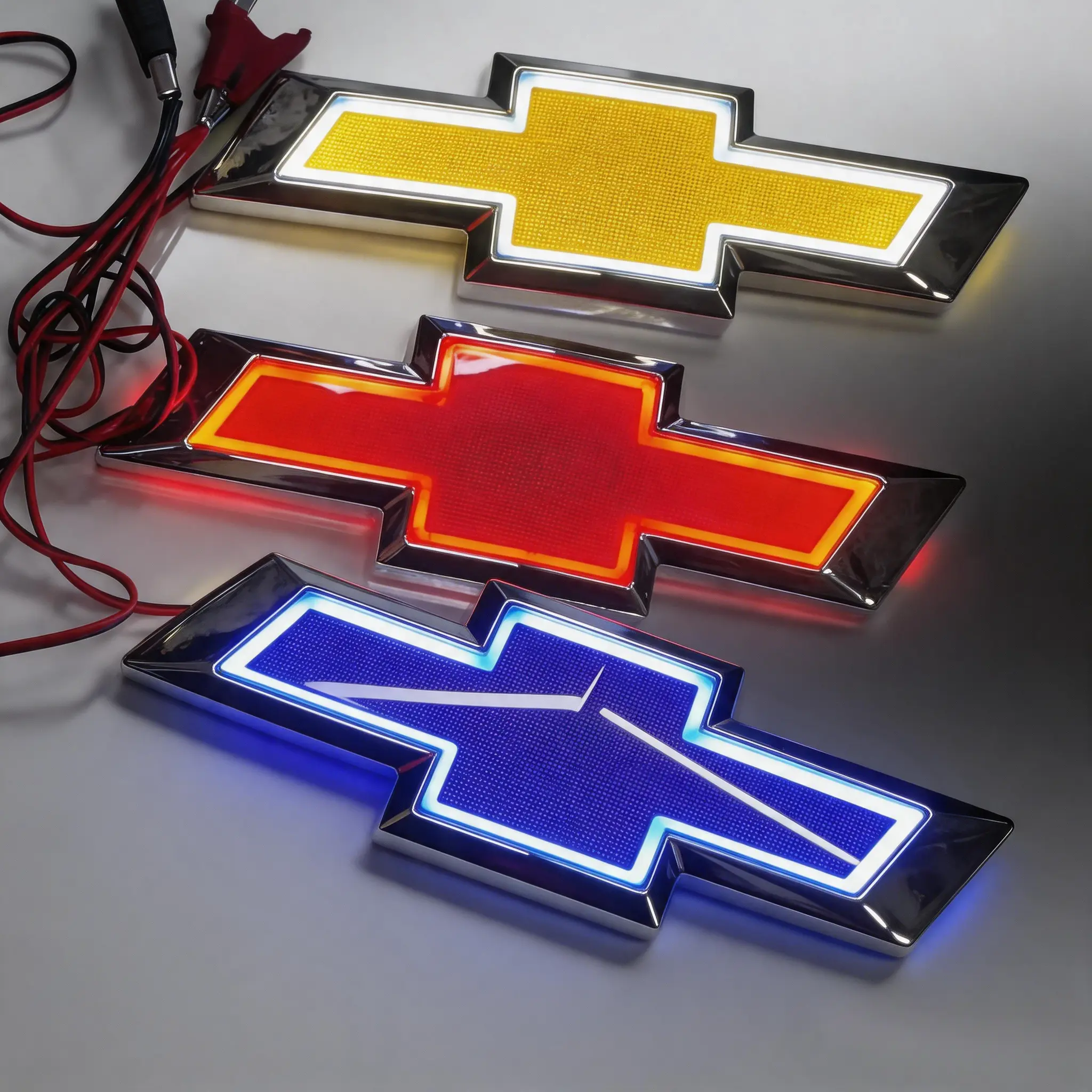 5D LED Emblem Light for Chevrolet, Super Bright Waterproof Rear Badge, Plug-and-Play Car Exterior Accessory
