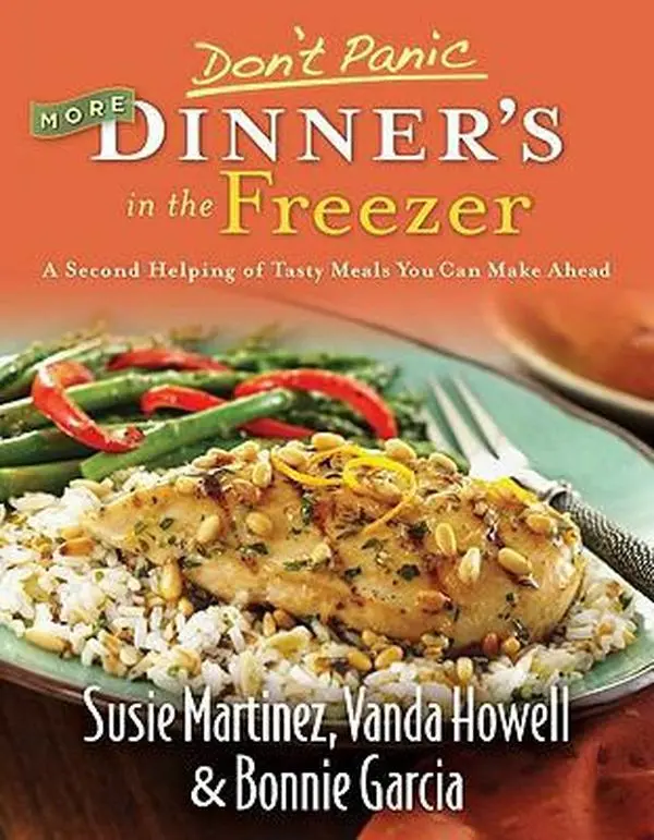 USED Book - Don't Panic: More Dinner's in the Freezer - A Second Helping of Tasty Meals You Can Make Ahead by Susie Martinez (Paperback) - english