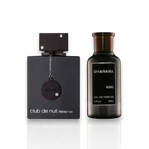 Armaf | Club De Nuit Intense Man + Bharara King | Eau De Parfum | 100 ML Each Bottle | 2 - Piece Fragrance Set for Men
