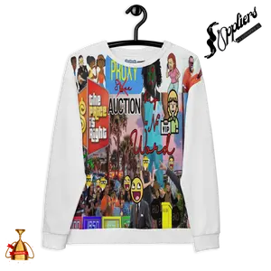 H Vanderbilt Alexander Presents - The Proxy Auction Unisex Sweatshirt, 95% Recycled Polyester, Soft Cotton-Feel Face, Overlock Seams, Unisex Fit - Fabric, Menswear
