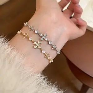 Adjustable  Cross Bracelet Dainty Gold Cross Bracelet Elegant Jewelry Gifts for Women with Adjustable Design Fits Various Wrist Sizes Effortlessly