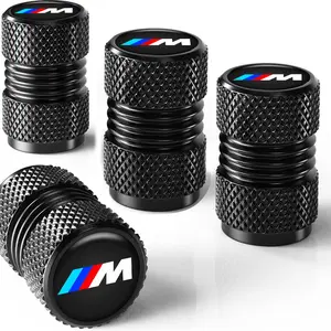4PCS Aluminum Alloy Car Wheel Tire Valve Caps Cover For BMW M Emblem E46 E36 E34 F10 E90 F30 E60 F30 E53 E30 E92 E87 Accessories