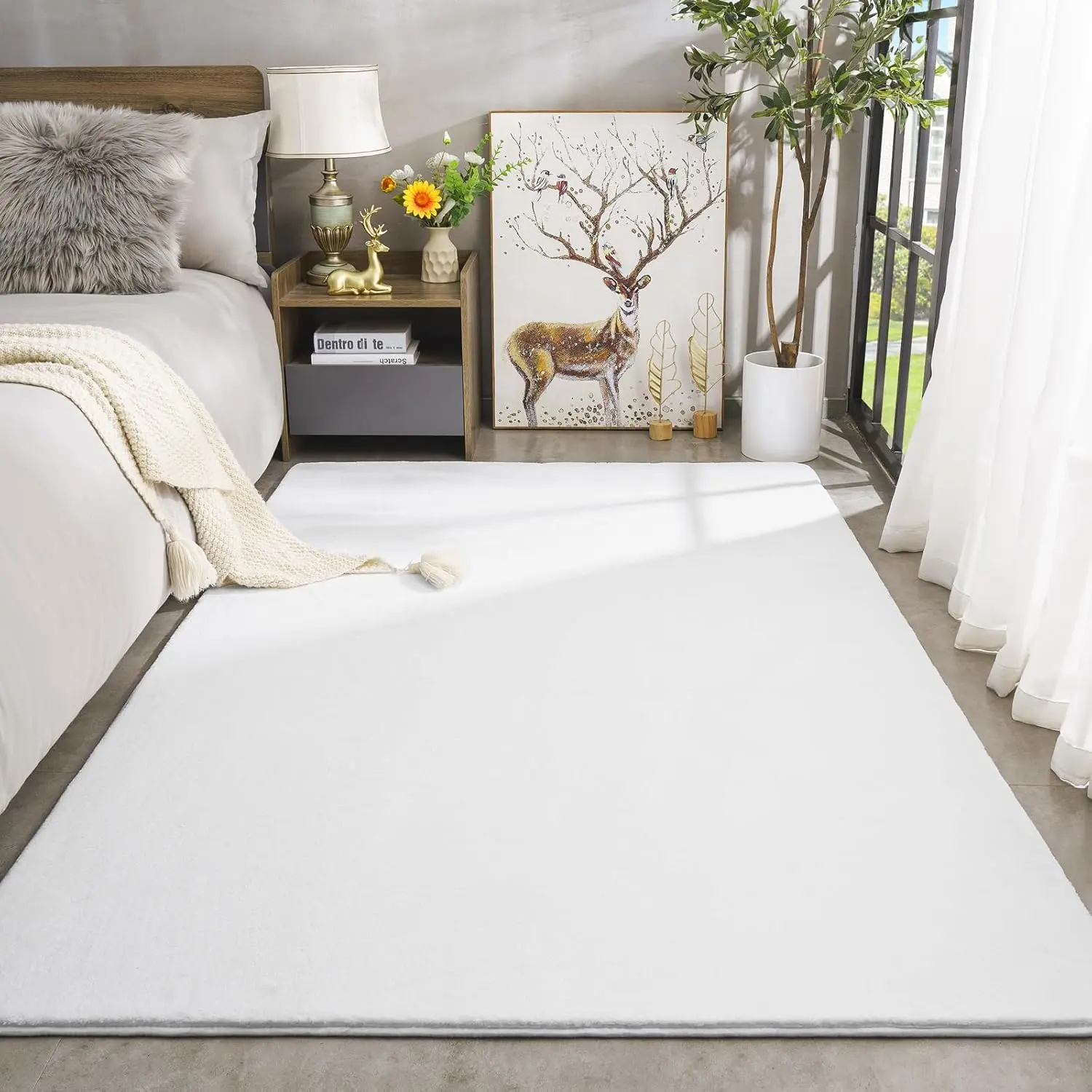Classic Durable Luxury Short Pile Hallway Runner Rug - Soft Plush Memory Foam, Non-Slip, Machine Washable Indoor Carpet for Hallway, Entryway (Home Decor Gift-Size S)