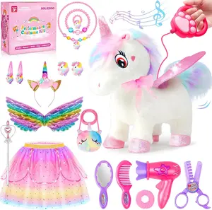 Unicorn Toys for Girls Age 4-6 Unicorns Gifts, Walking Talking Singing Interactive Toy, Remote Control Plush Unicorn's Pet Care Toy, Unicornss Dress up for Girls Kids 3 4 5 6 Years house doll kelly cricket Fashion monster high ultra soft cute mofusand
