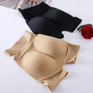 Women's hip lift panties fake buttocks natural seamless high waist tummy control plastic waist buttocks shaping pants