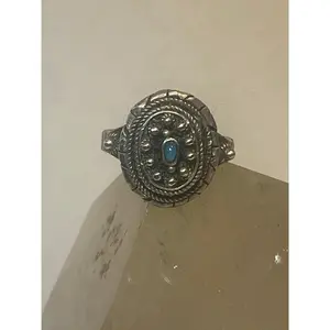 Poison ring size 5.25 locket sterling silver pinky women girls