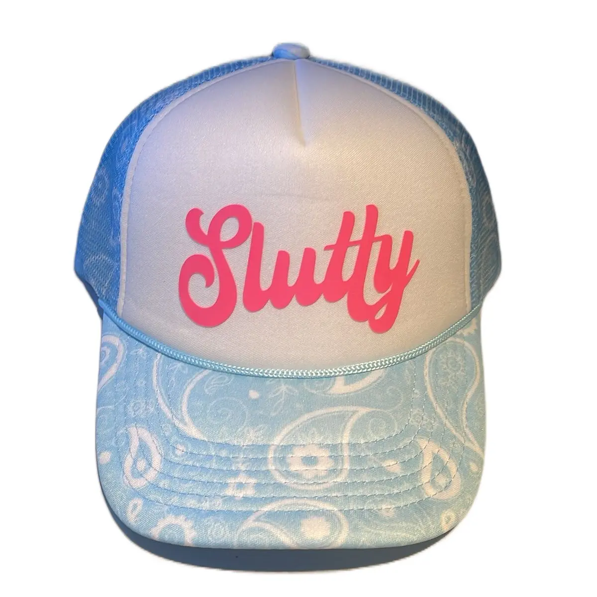 Designer Unisex Blue Strip Hat with Style