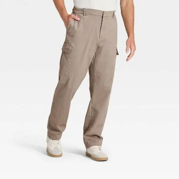 Men's Vintage Cargo Pants - Goodfellow & Co Khaki L