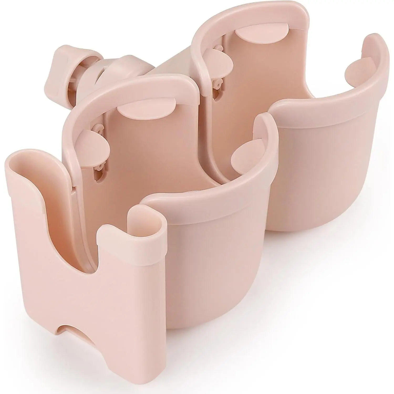 Double Holder-All Crystal Pink