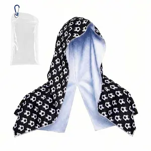 Hoodie Towels, Instant Cooling Towels for Neck and Face, UPF 50 Sun Protection, Ice Towel for Hot Weather, Head Towel for Sports, Camping, Cycling & More Activities