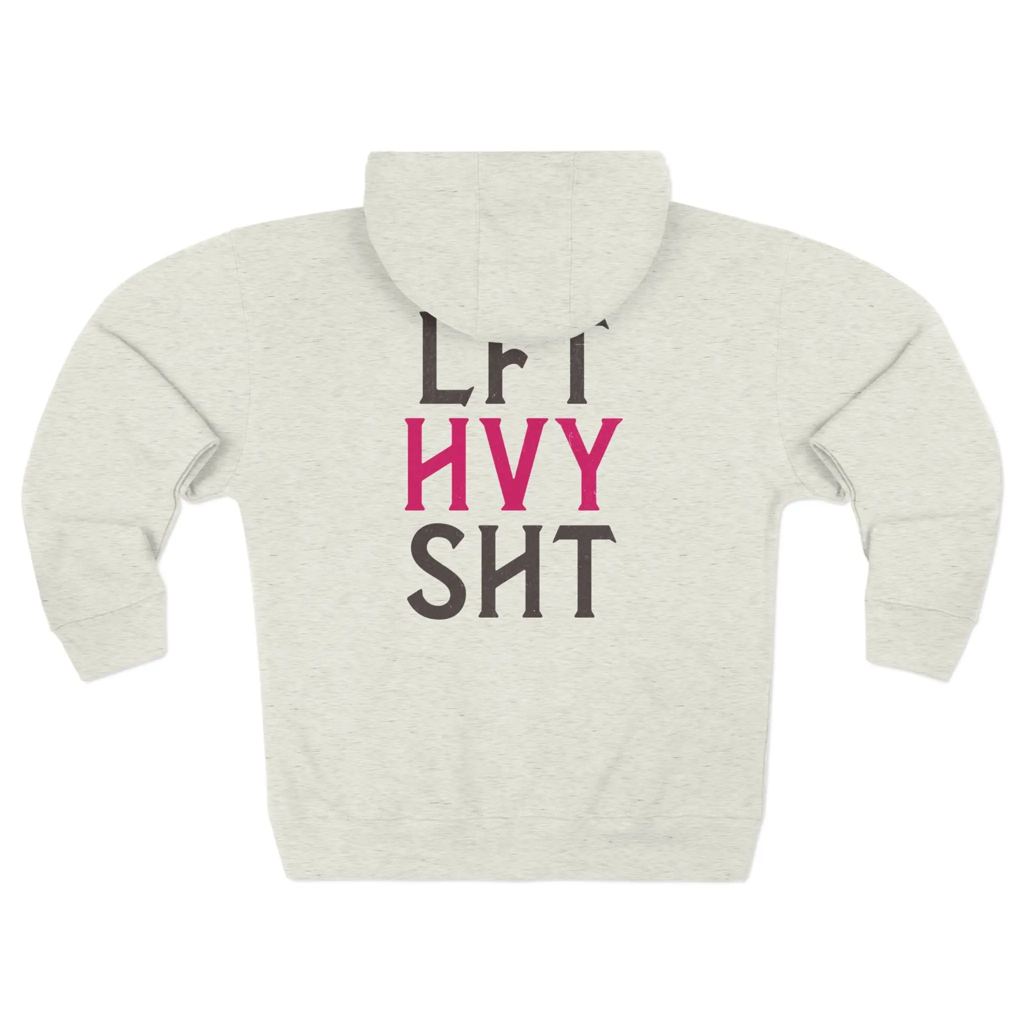 Lift Heavy Stuff Zip Up Gym Hoodie