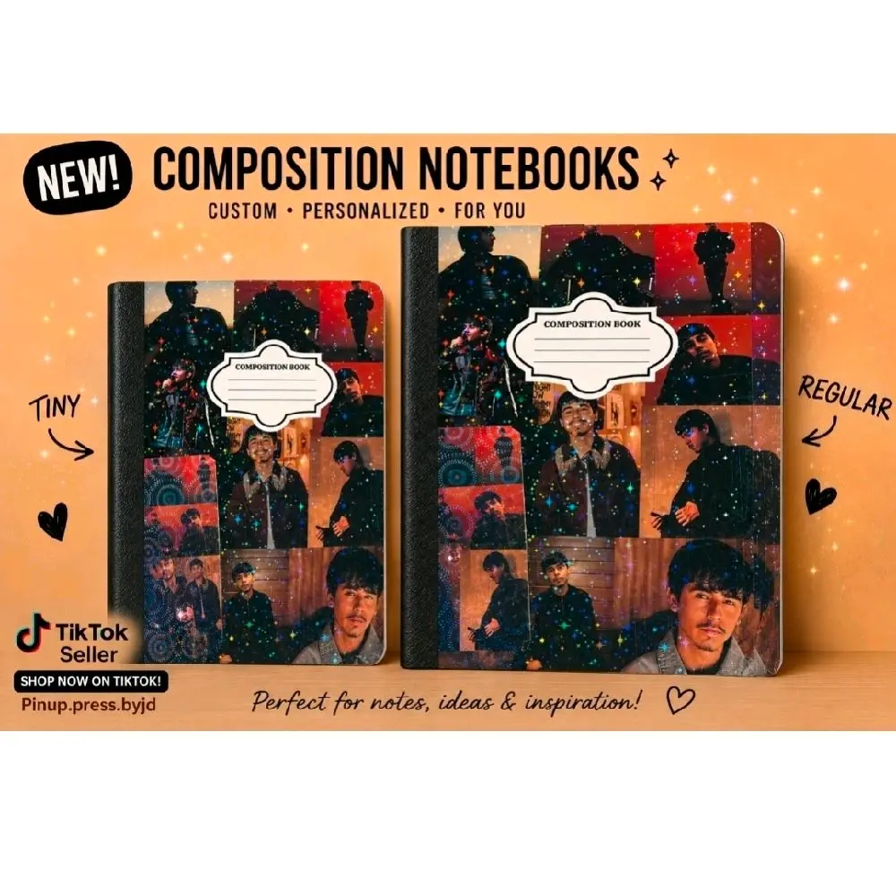 2-Size Composition Notebooks Set - Mini and Regular Size Notebooks for School, Office Notes Ivan cornejo