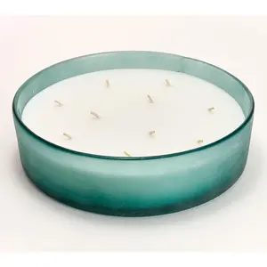 Home Reflections 80oz Oversize Blown Glass Candle