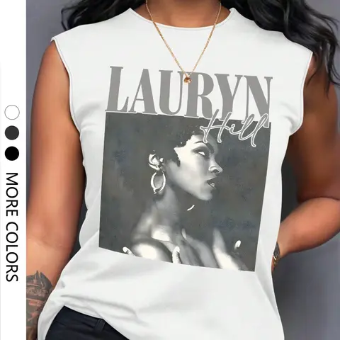 Women's Summer Casual Sleeveless Loose-Fit Knit Vest Tops, Soft Comfortable Home Essential, Aesthetic Graphic Printed Design, Perfect for Daily Wear