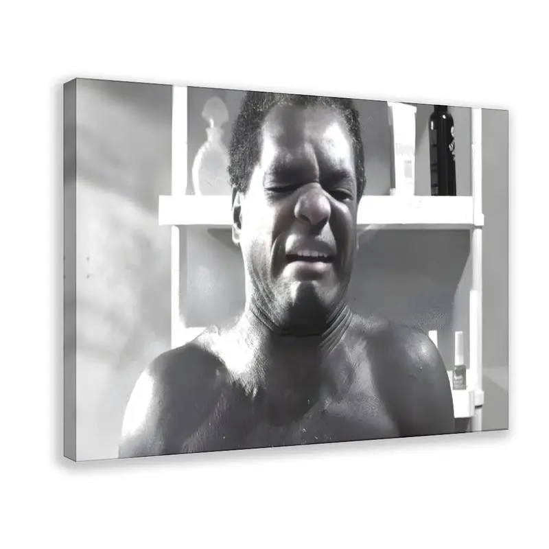 Friday Movie Poster, Dad Toilet Scene, Black And White Classic Movie Art Comedy Wall Art Poster Print Decoration Gift for Him