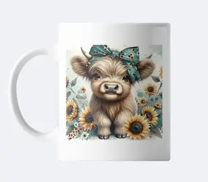 Year Around Highland Cow Mug