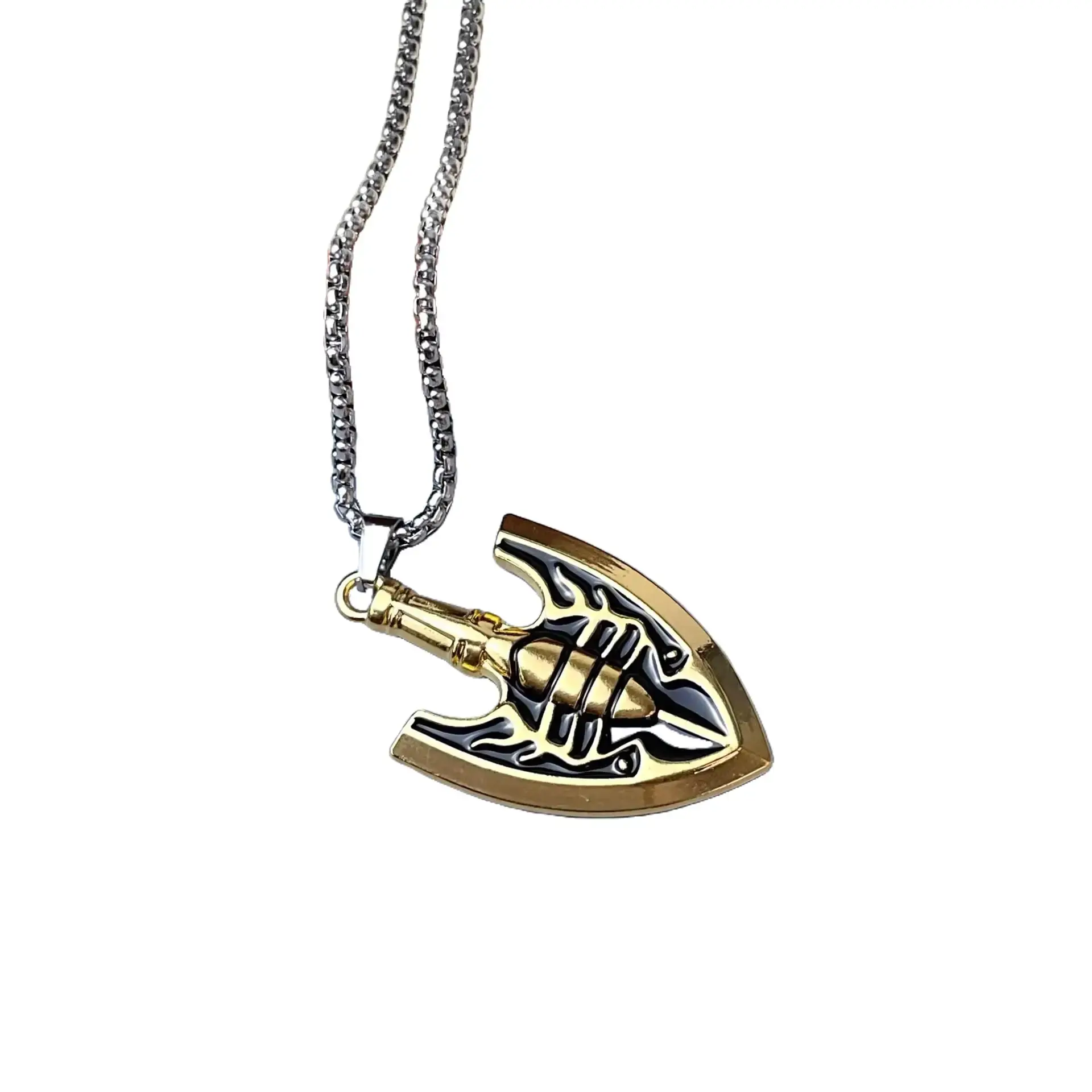 Costume Necklace with Golden Arrow Pendant, Anime Adventure Inspired Jewelry for Men & Women, Hypoallergenic Fashion Accessory for Cosplay, Costume Necklaces, Fashion Pendant Necklace