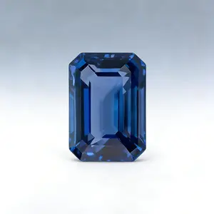 SANMU   0.5-2ct Loose Lab-Grown Sapphire | Brilliant Emerald Cut | High Clarity Gem | Premium Gemstone