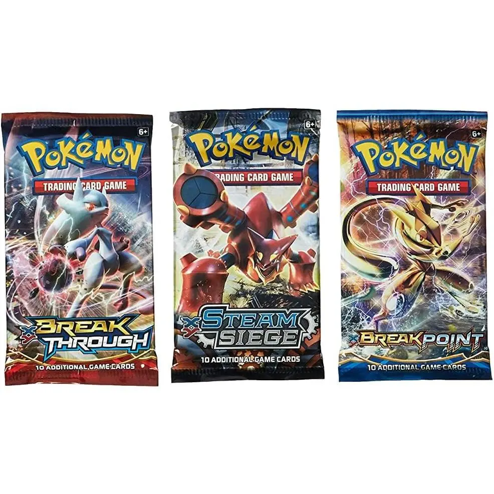 Pokemon Non-Sports Trading Card Collectibles - 3 Random Booster Packs