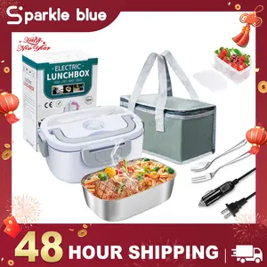 Electric Lunch Box for Adults Heatable Lunchbox 1.5L 3 in 1 Warmer Portable for Work Heated Lunch Box Food Heater for Car/Truck/Office/Fast Heating, Leakproof, Portable, BPA Free Tableware