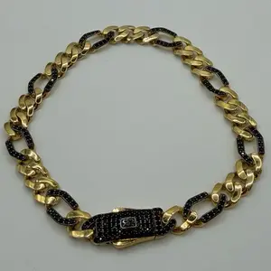 Sterling Silver 925 Gold Plated 8in 7mm