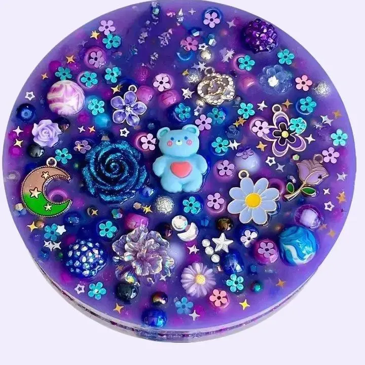 Celestial Amethyst Picky Pad 5" Inches - Bead-Filled Silicone Sensory Fidget Pad