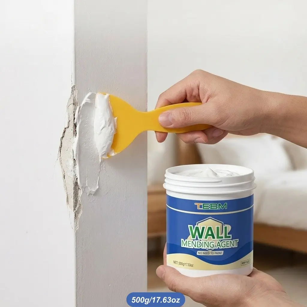 Quick-Dry Wall Crack Filler Kit, Wall Hole Putty, Hole Filling Putty, Wall Repair Paste, No Mixing Required, Fast Nail Hole Repair, Ultimate Stain Cover, Easy Child Graffiti Coverage