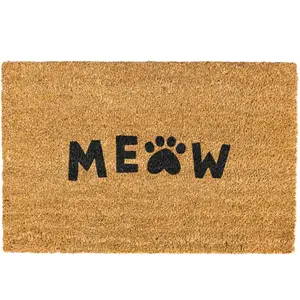 Cat doormat, Meow Doormat, Funny Doormat, Welcome Mat, Funny Door mat