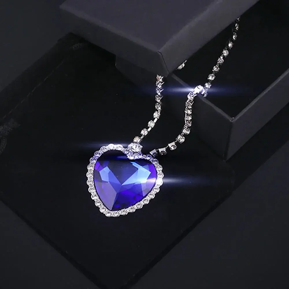 Titanic Heart Of The Ocean Necklace A Timeless Symbol of Eternal Love custom jewelry for women