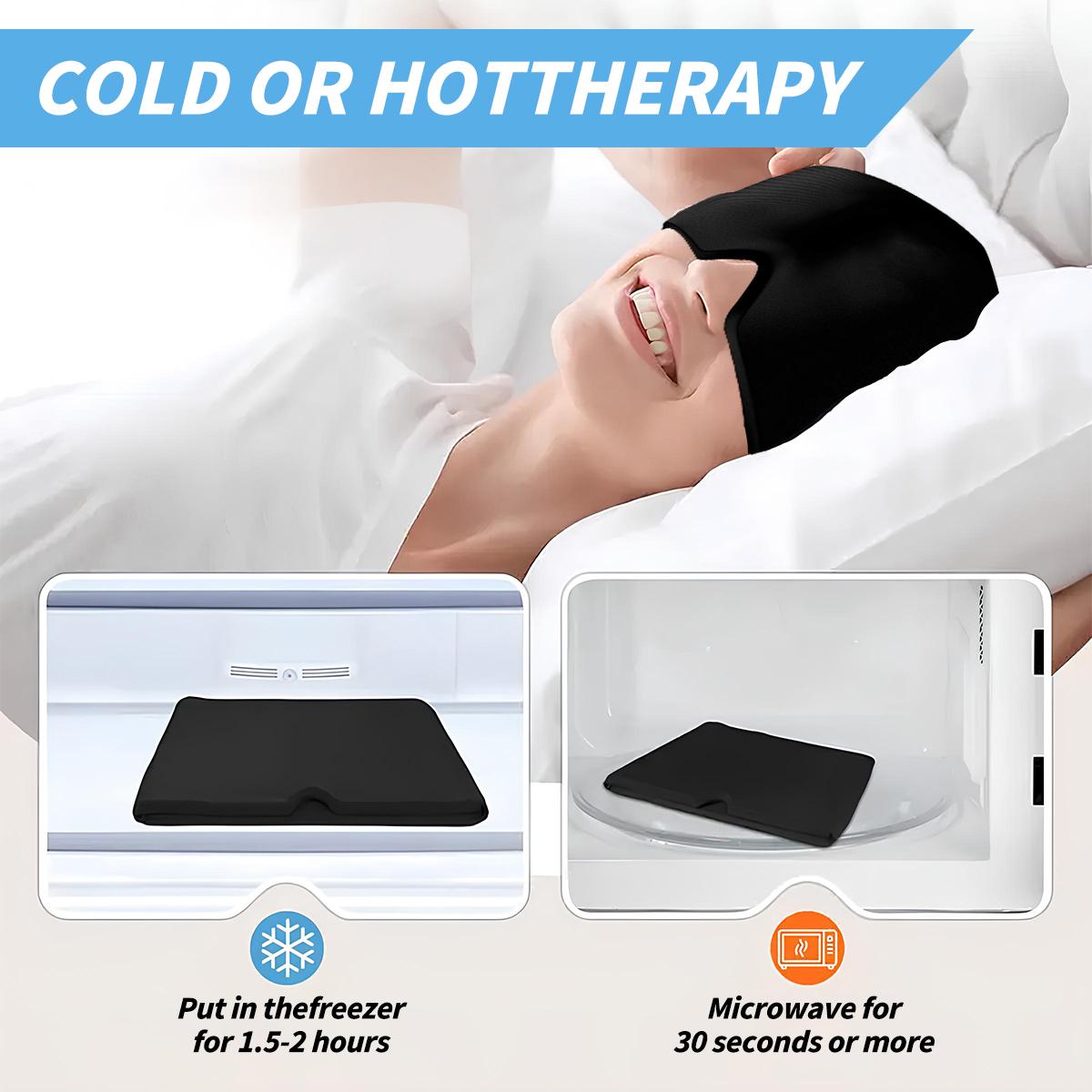 SGGUI Migraine Headache Relief Cap, Gel Ice Head Wrap, Hot and Cold Therapy, Headache Eyes Mask for Sinus, Puffy Eyes, Tension,Hangover and Stress Relief SGGUI Migraine Headache Relief Cap, Gel Ice Head Wrap, Hot and Cold Therapy, Headache Eyes Mask for Sinus, Puffy Eyes, Tension,Hangover and Stress Relief