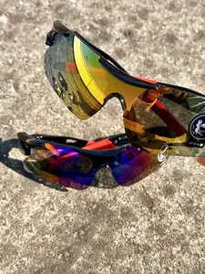 【1pay】Fashion Half Frame Sports Sunglasses for Men & Women, UV Protection Windproof Eyewear for Outdoor Cycling All Seasons