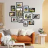 10-Pack Multi-Size Black Gallery Picture Frames Collage Set with Wallmount Hardware - Home Decor Items, House Accessories, Living Room Decor, Aesthetic Art Display Wall & Tabletop Frames, Thoughtful Photo Gift (2x8x10, 4x5x7, 4x4x6)