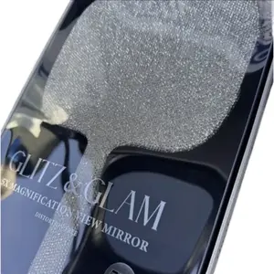 Glitz And Glam Viral TikTok Bling 5x Magnification Mirrorrr for Perfect Makeup and Personal Care
