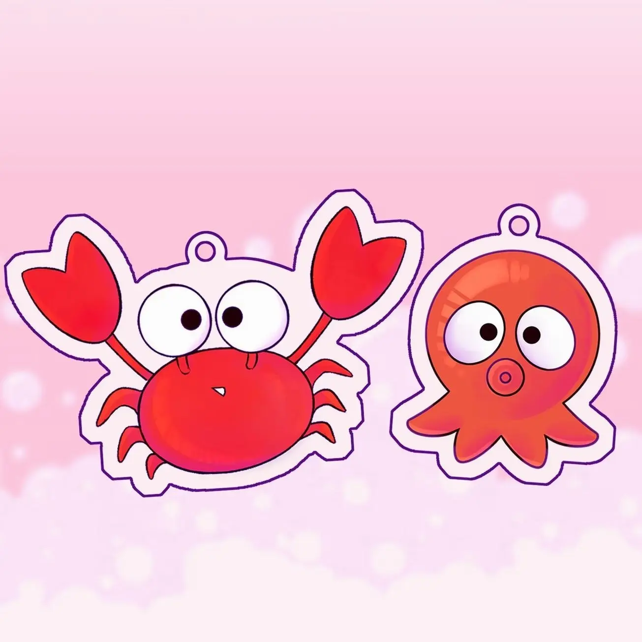 Crabby & Octo Charm PREORDER - [ NAKAMURA-KUN ]