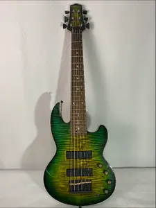 Form Factor Audio Wombat Custom 6-string Bass Mini 27" scale Alder/Burl Maple Top