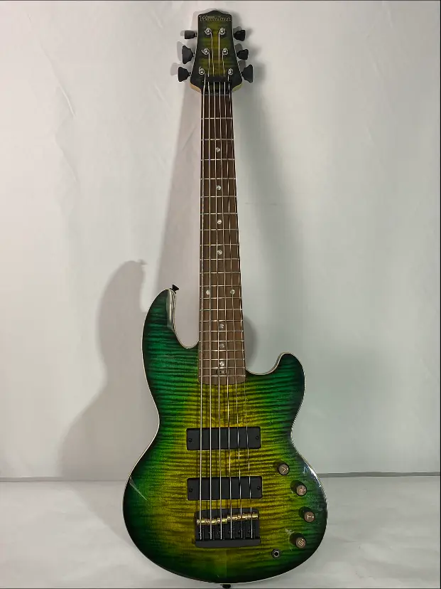 Form Factor Audio Wombat Custom 6-string Bass Mini 27" scale Alder/Burl Maple Top