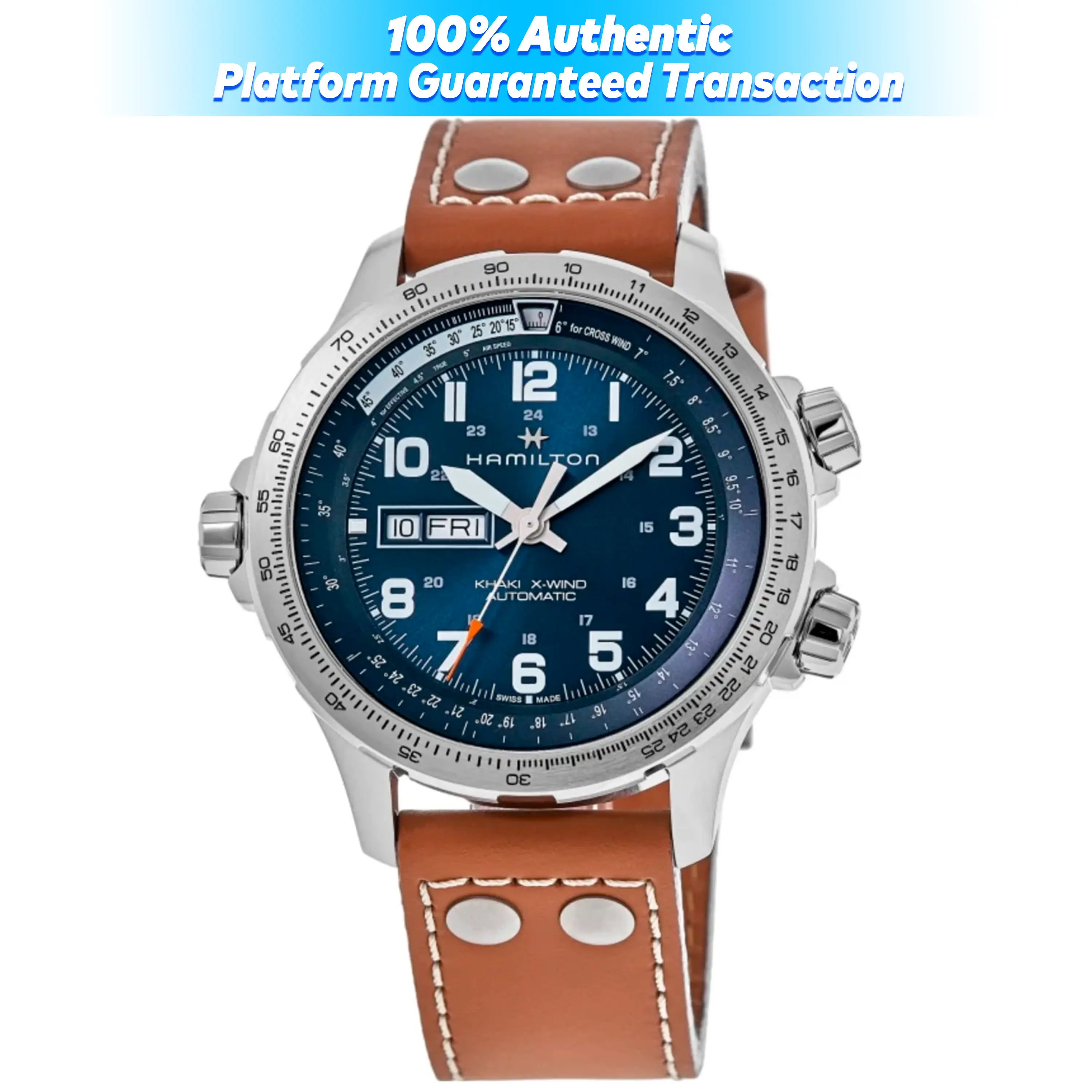 Hamilton Khaki Aviation X-Wind Day Date Auto Reference Number: H77765541/5460