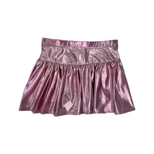 Light Pink Metallic Skort