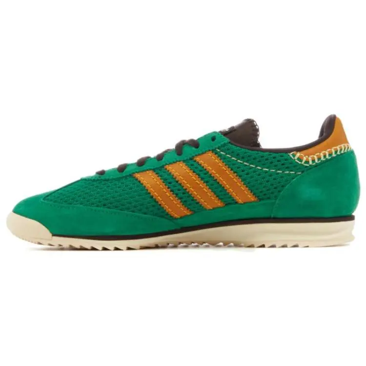 Adidas Wales Bonner X SL72 Knit Green' Trendy Durable Non-slip Low Top Sneakers Unisex IG0571