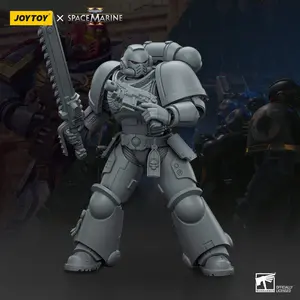JOYTOY Warhammer 40k 1/18 Action Figures Space Marines Intercessor Armouring Hall Edition